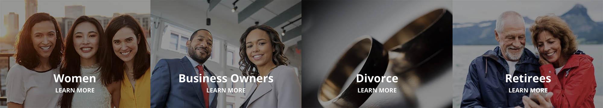 Independent Financial Services - Women, Business Owners, Divorce, Retirees